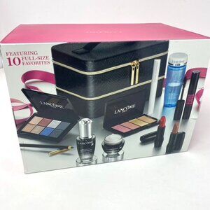 New Lancome Holiday Beauty Box 2018 10 Full-Size Best Seller $422 Value